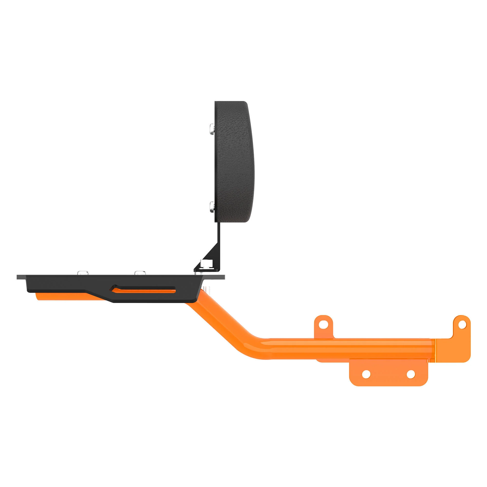 Toprack with Backrest for KTM 390/250 Duke Gen 3 - Black & Orange - Image 6