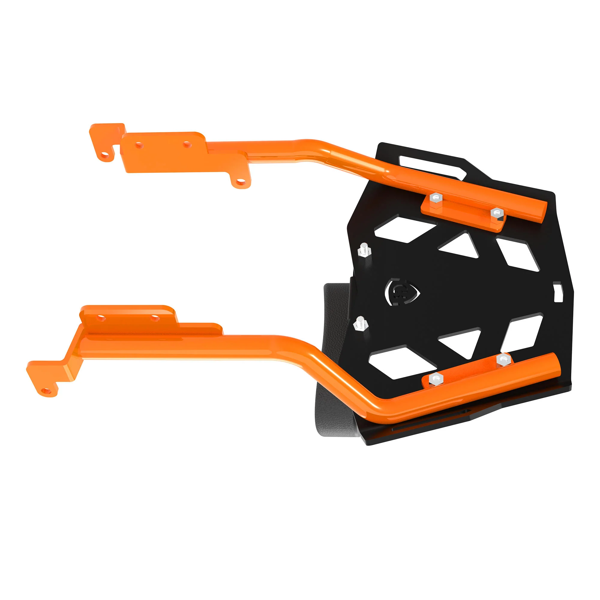 Toprack with Backrest for KTM 390/250 Duke Gen 3 - Black & Orange - Image 7