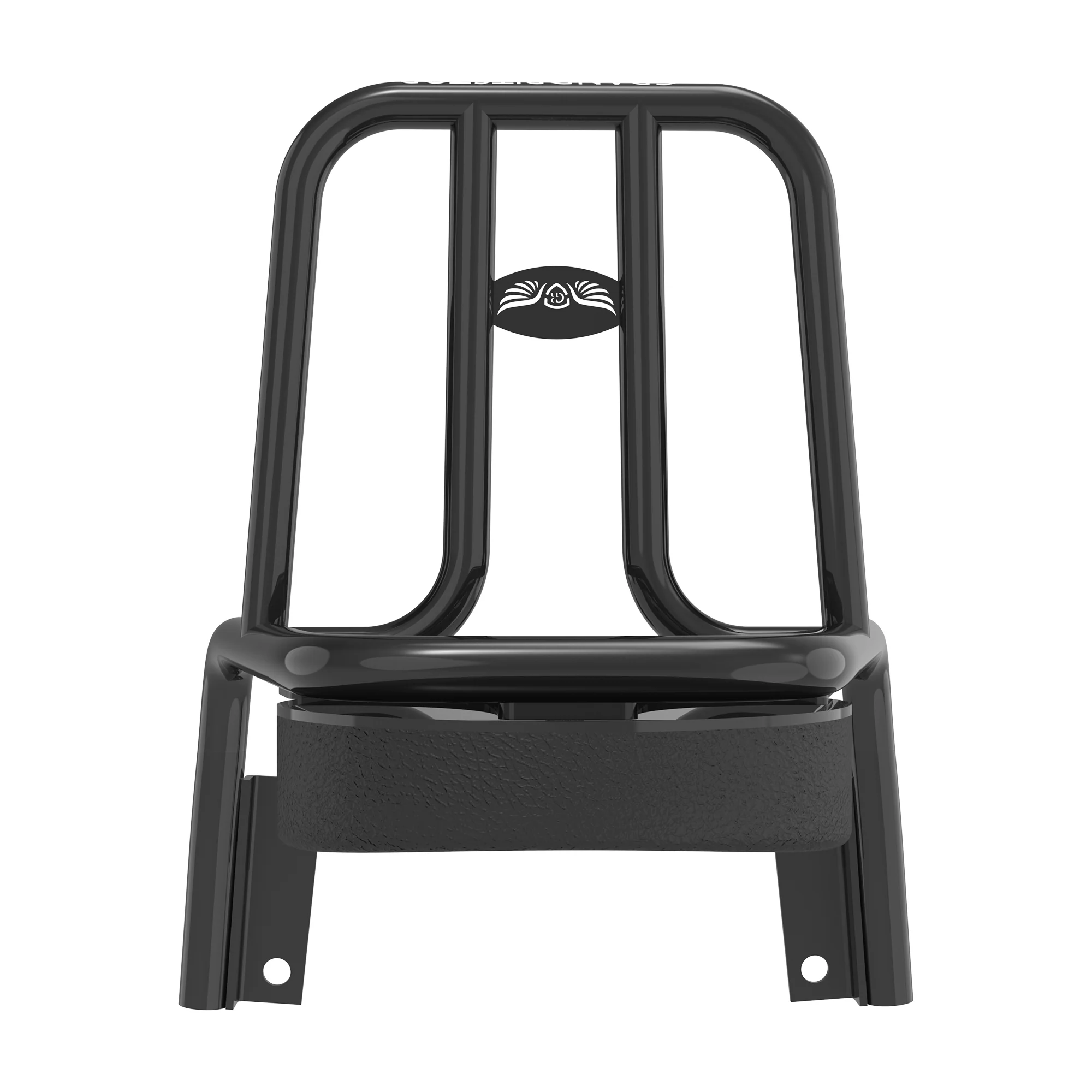 Toprack with Backrest & Parcel Shelf for Royal Enfield Interceptor - Black - Image 6