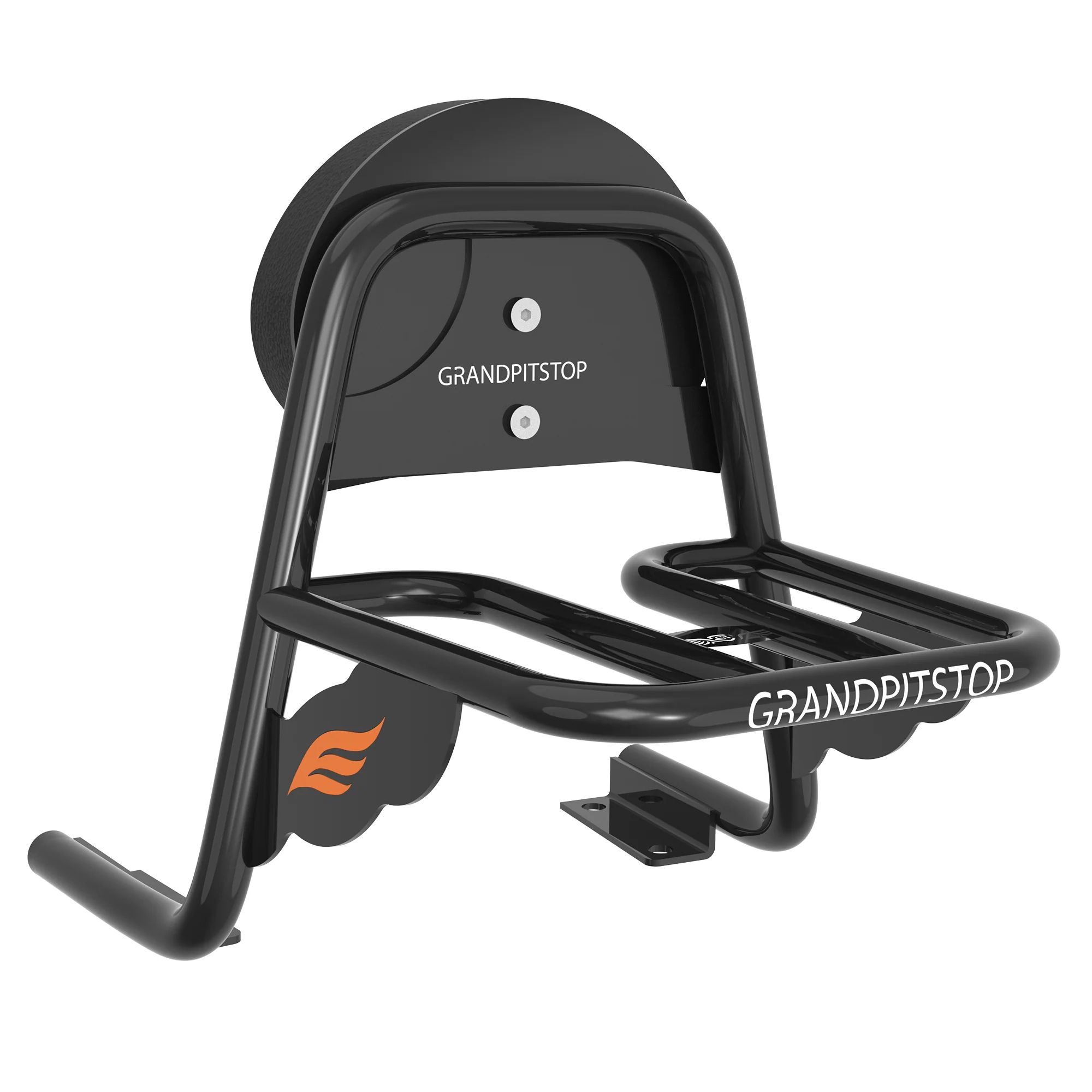 Toprack with Backrest & Parcel Shelf for Royal Enfield Continental GT(2018-2023) - Black - Image 7